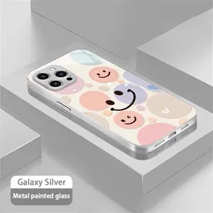 for iphone 16 plus cases 15 pro max case 14 cases 13 case phone 12 screen protector ,cutephonecases,tuff phone,Glass Phone Bare metal feel fashionable phone  screen protector Christmas Protection Protective Cover Smartphone Shockproof Wireles Halloween