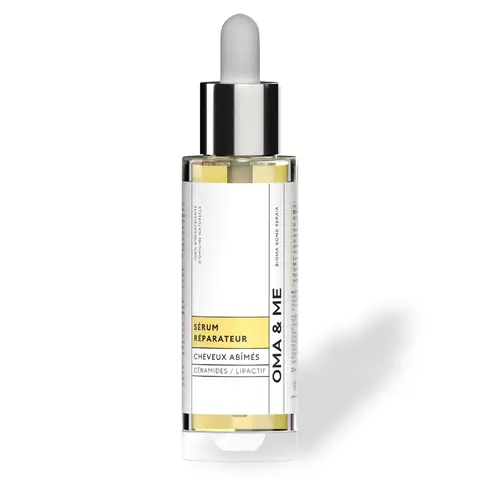 Oma & Me Bond Repair Serum - Ultra Concentrated Keratin Formula with Organic Argan Oil for Damaged Hair Repair & Protection