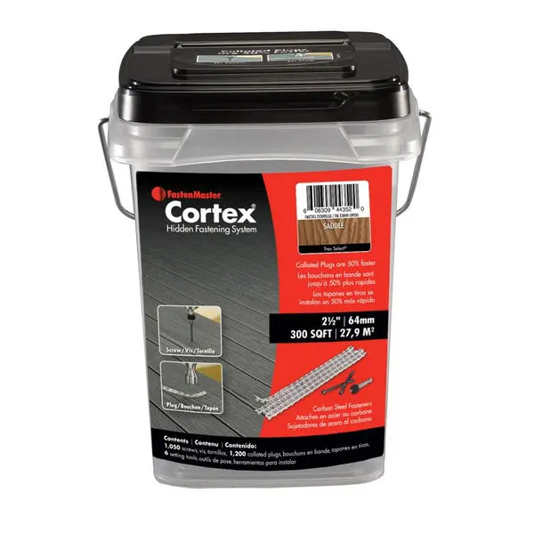 Fasten Master Cortex Series Torx Tap Drive Composite Deck Screws (OMG 5063116), 2.5 in., Durability and Value, Excellent Performance
