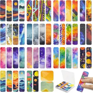 48 count Calm  Sensory Stickers - Sensory Strips Different Textures with Storage Box for Office - Adult & Teen  and Fidget  Stickers