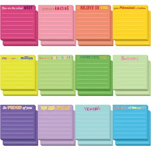 12-color 360-page colorful motivational sticky notes | 3x3-inch inspiring message notebook | Special gift for women, nurses, and teachers | Suitable for both school and office use, excellent motivational gift item
