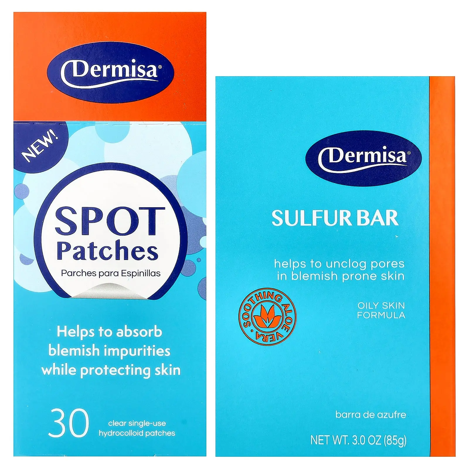 Dermisa Acne Kit, For All Skin Types, 2 Piece Kit