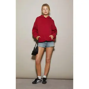 Pacsun Women's Ultra Soft Fleece Core Washed Pullover Hoodie