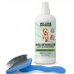 Slicker Brush & Lavender Detangler Spray Bundle Slicker Brush & Lavender Detangler Spray Bundle