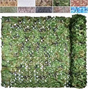 Military Camo Netting Shade Cover – Heavy Duty Camouflage Mesh for Hunting, Patio, Camping & Outdoor Decoration