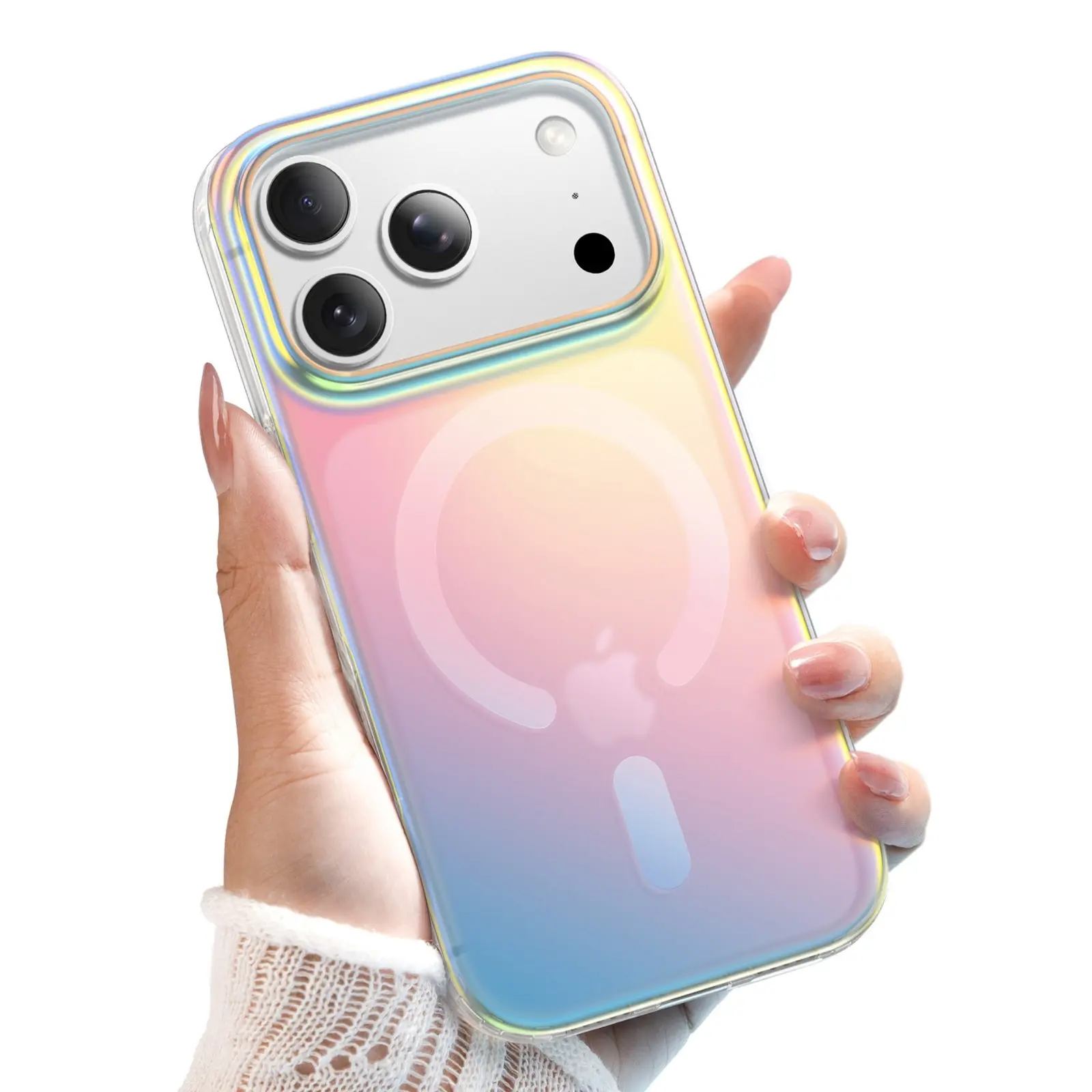 Iridescent Case for iPhone 17 Pro Max 6.9-Inch Compatible with MagSafe