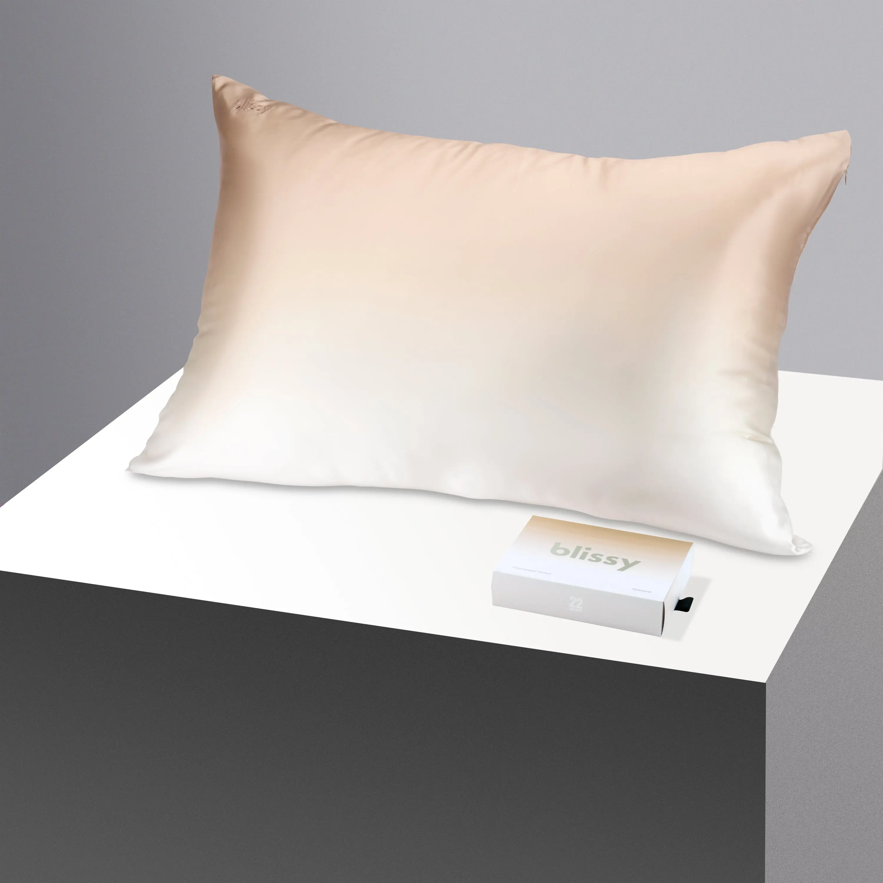Ombre Pillowcase - Champagne