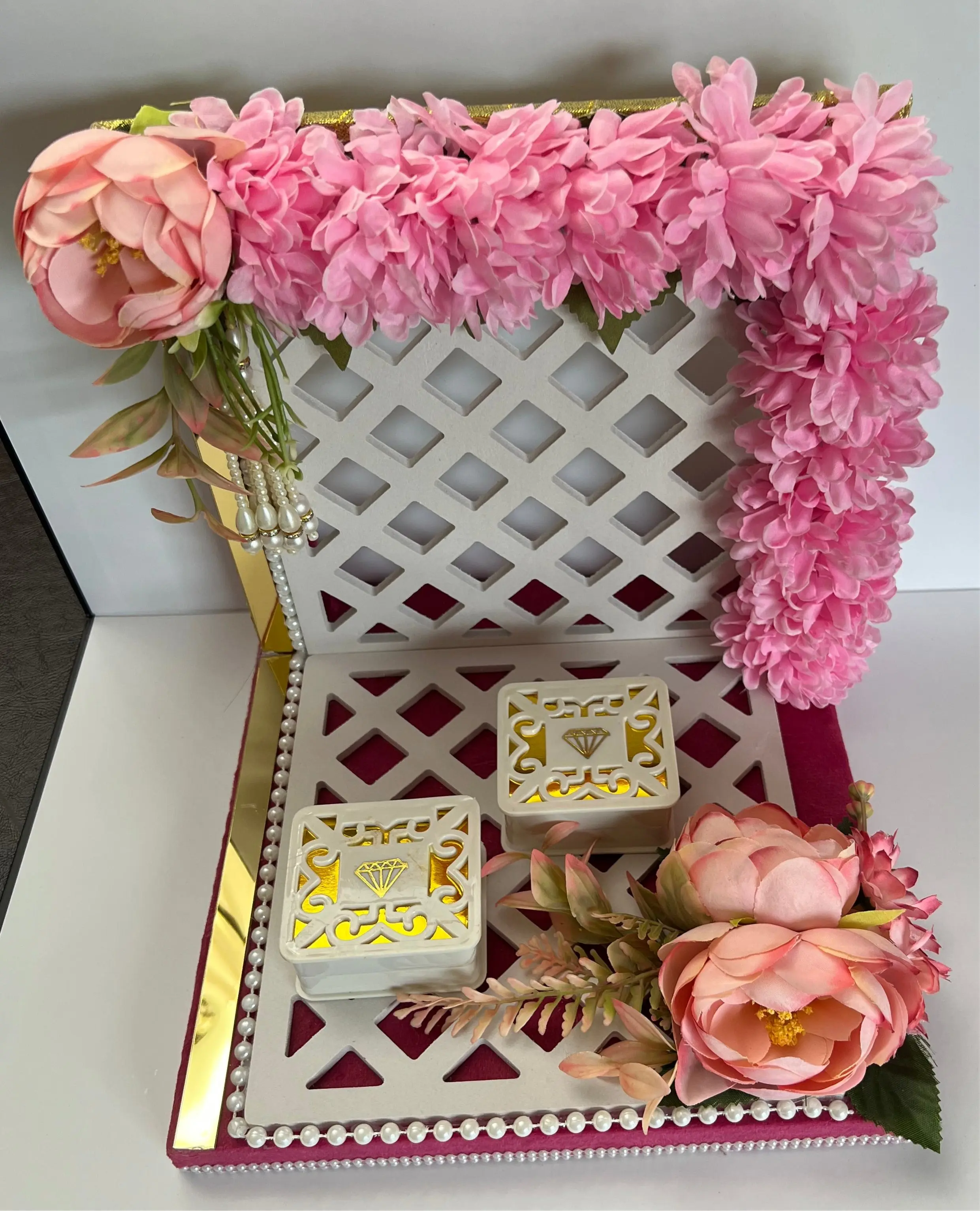 Shagun Wedding or Engagement Ring Tray