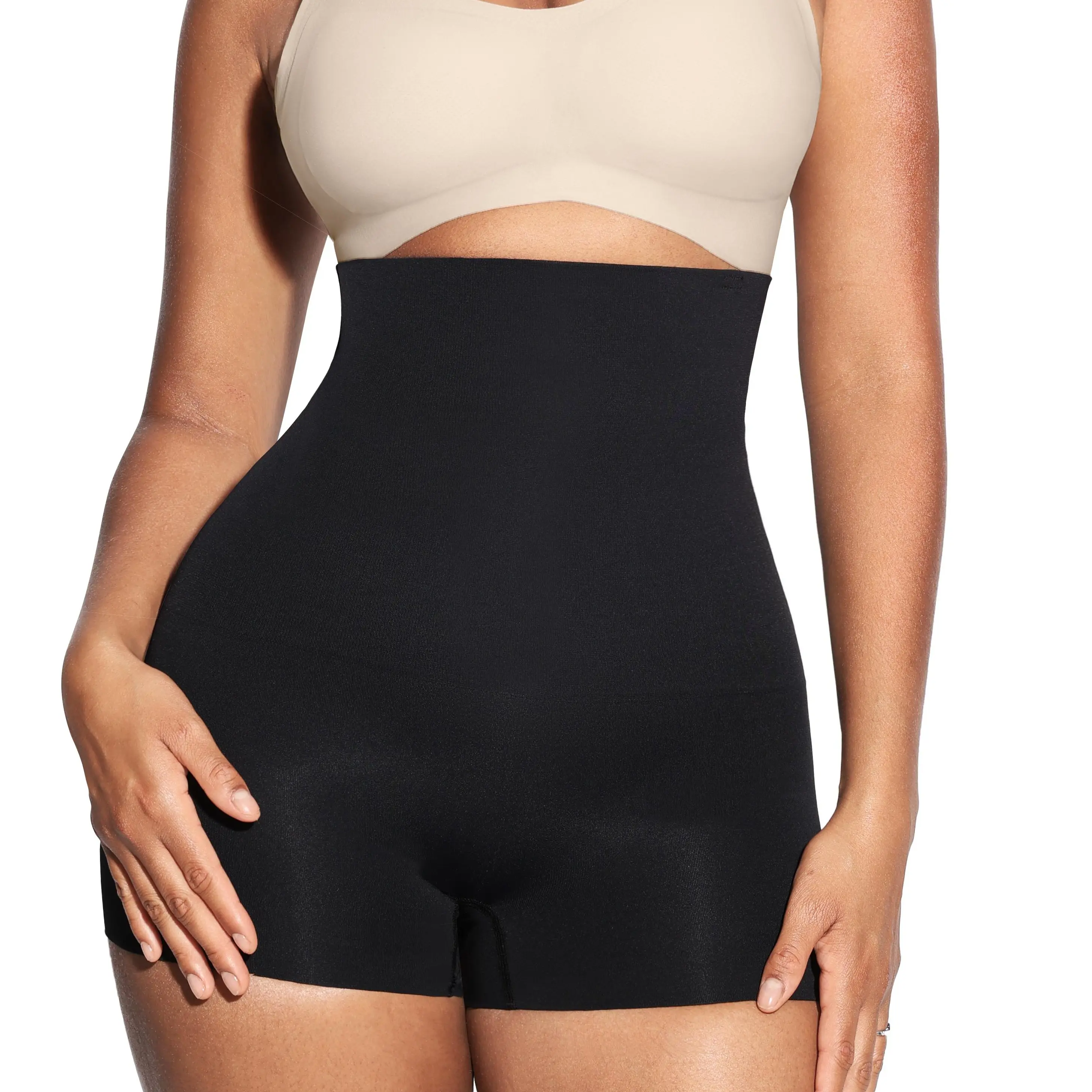 FeelinGirl Shapewear for Women Tummy Control High Waist Body Shaper Shorts Control Panties Butt Lifting Shapewear Shorts Nylon Comfort Womenswear
