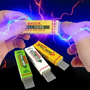 Electric Shock Chewing Gum and Magic Prank Toy for Street Jokes Easy Comedy Holiday Party Supplies Suitable for halloween Day