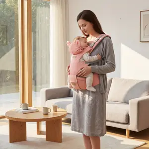 Multi Position Baby Carrier Ainomi | Supportive Hip Seat Hand Washable