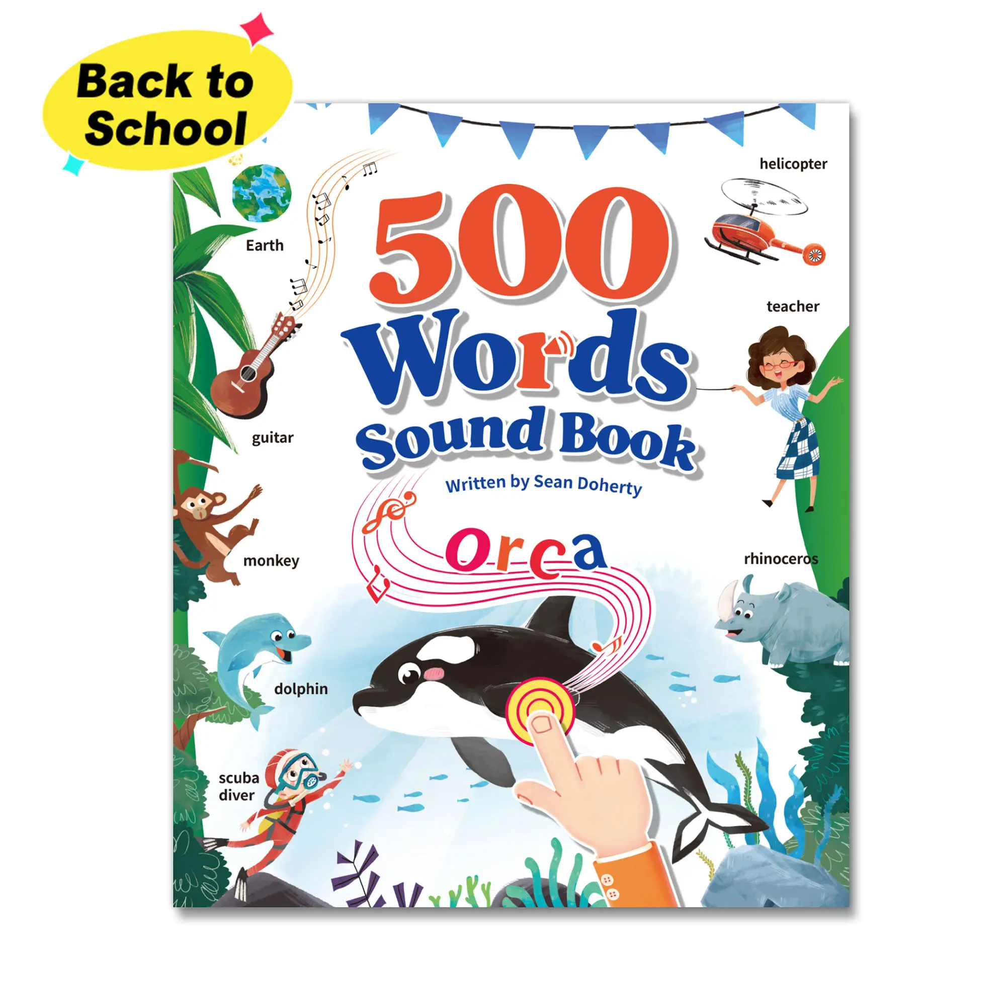 Back To School 2026 Timetome English Interactive Educational Toy for Kids 1–6, Sound Book for Early Language Learning, Interactive Educational Toy with 500 Words & 22 Themes, Perfect Gift Idea for Toddlers,early learning