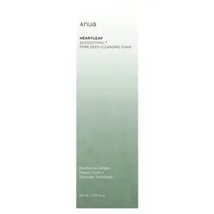 Anua Heartleaf Quercetinol™ Pore Deep Cleansing Foam, 5.07 fl oz (150 ml) Anua Heartleaf Quercetinol™ Pore Deep Cleansing Foam, 5.07 fl oz (150 ml)
