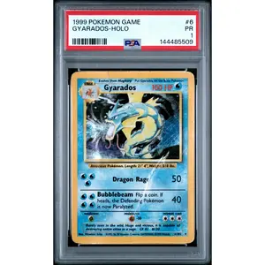 Gyarados Holo PSA 1 1999 Pokemon Base Set #6