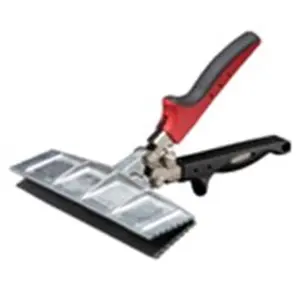 212 MAIN Malco Products S9R Redline 9-in Hand Seamer - Bending Metal Hand Tool with Compound Handle, Depth Graduations, Die Cast Zinc for Kitchenware Use