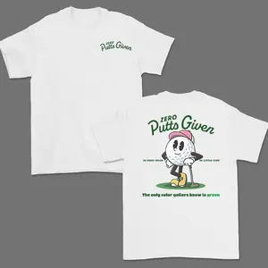 Zero Putts Given 2026 Vintage Graphic Shirt For Men For Women, Trendy Gift – Funny Golf Apparel, Cotton Menswear, Retro Sportswear Top