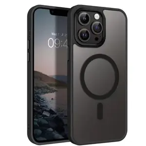 Magnetic Phone Cases for iPhone 17 16 15 14 13 12 11 Pro Max 17 Air MagSafe Magnetic Skin-Feel Wireless Charging Compatible Shockproof Drop Resistant Matte Skin Friendly Cover Protection case for iphone 17 Pro Max
