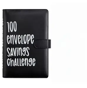 100 Envelope Money Saving Challenge, 100 Envelope Challenge File Folder, Save Challenge Budget File Folder, Cash Envelope with Cash, Suitable for Offices, Homes, Schools
