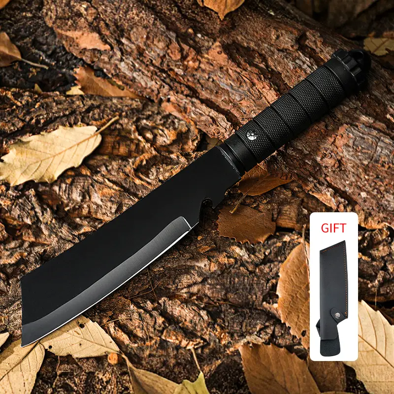 Outdoor Multi-Purpose Knife With Sheath,Outdoor Utensils,Survival Tools,Outdoor Survival,Survival Tool with Bottle Opener,Rust-Proof High Carbon Steel