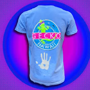 Vinyl Gecko: HYPERFLASH Blue-to-White