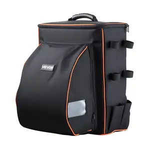 Summervibes VEVOR Welding Backpack, 35.6L Welder Backpack for Tools and Helmet, 600D Polyester Extreme Gear Pack with Helmet Catch Bag, Multi-Purpose Gear Storage Bag for Welding, Outdoor Camping, Mountaineering
