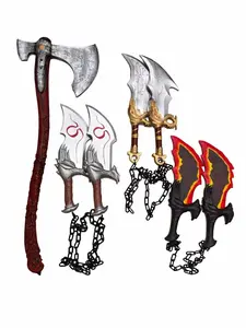 Kinstore God of Fantasy War Kratos PU Foam Axe Chaos PU Foam Blade for Cosplay Props