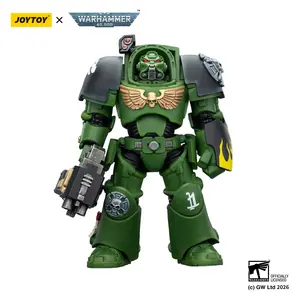 JOYTOY Warhammer 40k  1/18  Action Figure Salamanders Terminator 2 with Power Fist and Storm Bolter JT03226