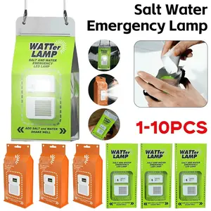 Waterproof Salt Water Emergency LED Lamp for Camping and Survival