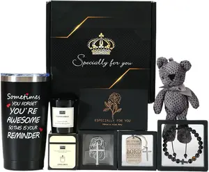 Father's Day Gift Birthday Gifts for Men,Valentine's Day Gift for Boyfriend Husband， Man Premium Gifts Basket Ideas Set for Him Men's Birthday Gift Box Birthday Presents for Dad, Son,Coworker Male Retirement Gifts
