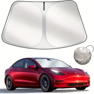 Car Windshield Sunshade, UV Protective & Insulating Car Windshield Cover, Modern Car Accessory, Windshield Sunshade for All Vehicles, Collapsible Window Sunshade, Durable Sun Shade, Car Window Shades