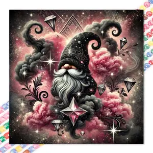 1 set of DIY diamond painting kit, 5D diamond art kit, DIY decoration magic smoke cloud diamond painting kit with full round diamonds, mosaic, diamond art, DIY art home decoration, suitable for Christmas.