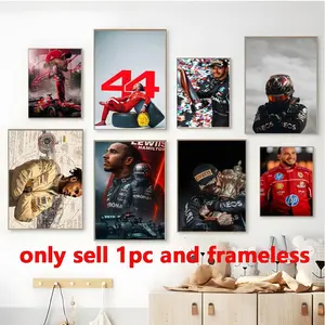 F1 Legend Lewis H-Hamilton Poster HD Waterproof poster Art Aesthetic Wall Decor Home Bar & More decoration for bedroom bar parlor home decor gift fade-Resistant, Non-sticky, vibrant Wall print poster