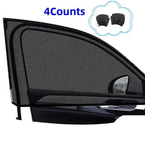 Car Windshield Sunshade, 4 Counts/Set Car Front & Rear Window Sunshade, Car Sunshade, Car Exterior Accessories For Car Camping, Vehicle, Auto, Cover, Sunshade For Car Outside, Windscreen Shade Cover, Car Window Shades, Durable Sun Shade
