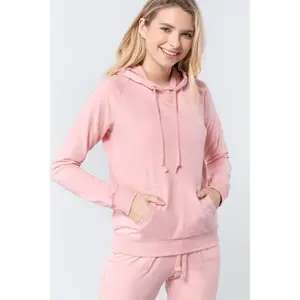 French Terry Pullover Hoodie