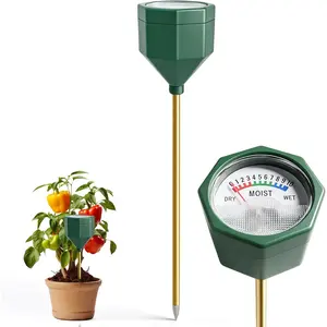 Soil  Meter,  Water  Hygrometer Sensor, Accurate  Water Meter, Soil Test Kit for Houseplants, Garden, Farm & Lawn, Indoor Outdoor Use, No  Required-OliveGreen