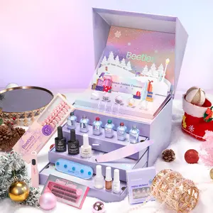 【Ideal Gift】Beetles 2024 Advent Calendar Gel Nail Polish Kit Mother's Day Best Gift Choice for Women and Girls