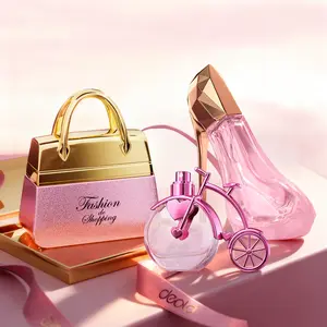 3 PCS 1.7Oz+0.85Oz+1.01Oz Fashionable ShopPing Bag+Bicycle+High Heels,Exquisite Women's High-End Perfume,Elegant And Refreshing Date Perfume,Long-Lasting Fragrance,Birthday Gift,Halloween Gift,Christmas Gift,Valentine's Day Fragrance,Birthday Gift