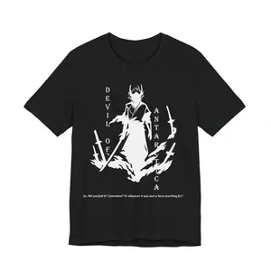 Devil of Antarctica T-Shirt and Sweatshirt, Shadow Slave Inspired Graphic Tee, Unisex Dark Fantasy Streetwear Shirt