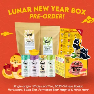 Twrl Milk Tea Lunar New Year Box - Gift for Celebrating the Lunar New Year