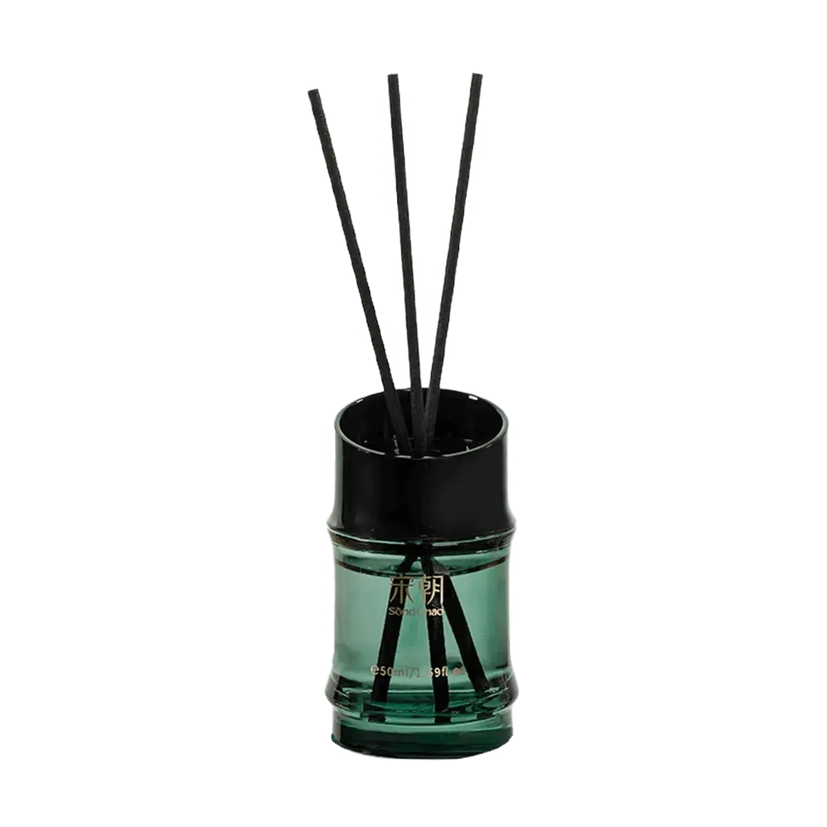 SONG CHAO Bamboo Reed Diffuser - Long Lasting Fragrance for Home & Office, Jasmine Rain Scent, 50ml