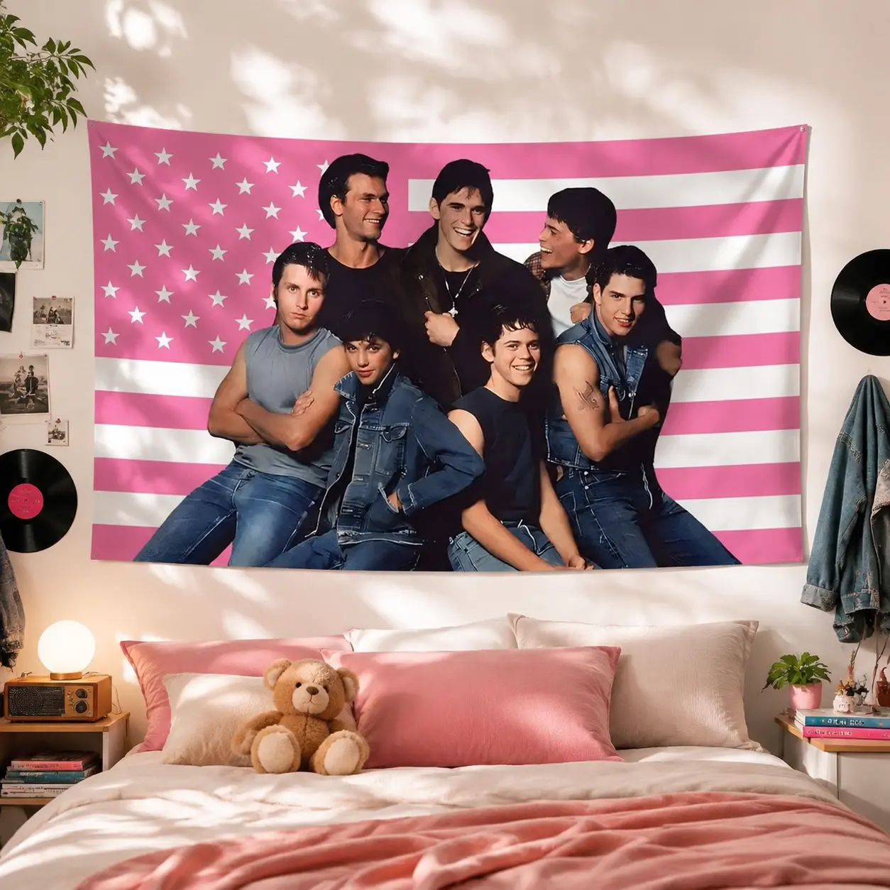 A wall decoration tapestry poster, suitable for decoration in university dormitories, attics, bedrooms, living rooms, offices, and also for party decorations. It's a great gift choice.