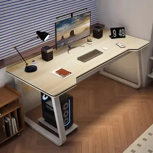 【Mother's Day】Gaming Desk Computer Writing Table Student Art Modren Simple Style PC Wood Suitable Portable Desk for Home Gaming table Oversized Portable