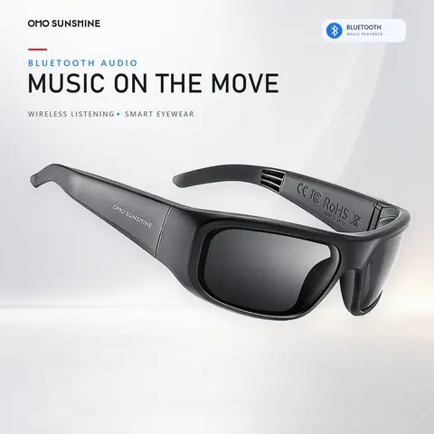 OHO SUNSHINE Pulse Smart Glasses with Bluetooth Open-Ear Audio, Built-In Microphone, Hands-Free Calls and Voice Control,techvibes