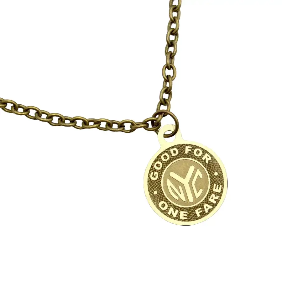 NYC Subway Token - Necklace