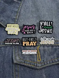Classic Personalized Letter Badge Pins, Creative Fun Clothing Accessories, Halloween All Seasons Casual Style Decorations, Fashion Accessory, Letter Brooch Pin, Men Accessories