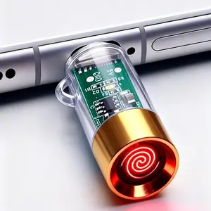 1 Type-C Mini Electric Arc Tool | USB Phone Accessory | Compact, Safe & Windproof Design