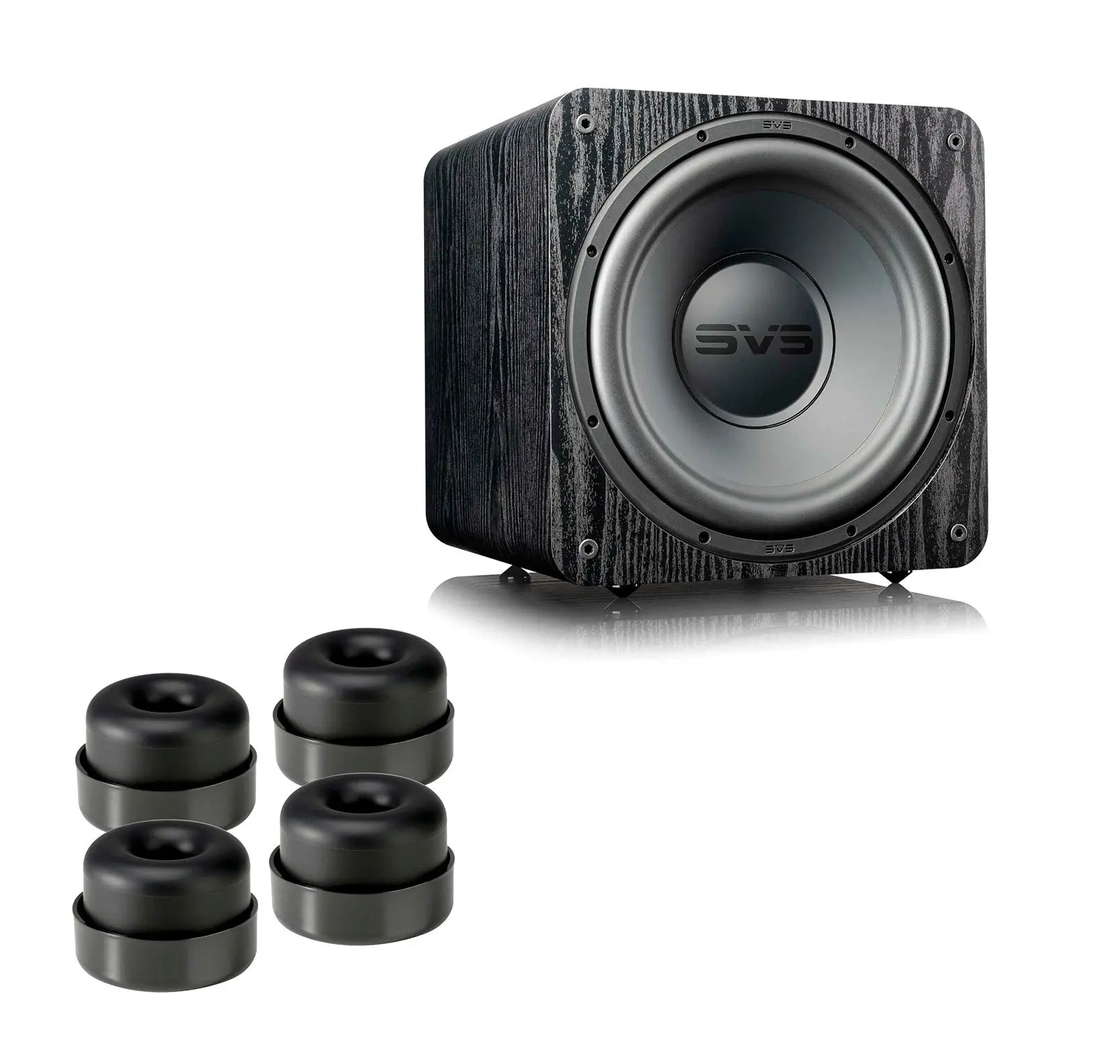 SVS SB-1000 Pro Compact Sealed Subwoofer Speaker with SoundPath Isolation System, High-Watts Amplifier, Wireless Connectivity, Noise Reduction, Home Cinema Audio (Black Ash), Speakers, Any Brand Subwoofer