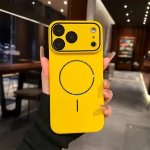 High quality skin sensitive magnetic phone case for iPhone 17/16/15/14/13/12/11 Pro Max  Anti drop lens protection Shockproof Cove PC hard shell case phone protective case