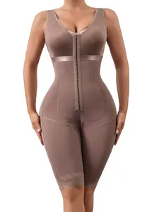 1 Count Women's Firm Tummy Control Body Shaperwear, Underwear, Fajas, Corset Waist Trainer, High Compression Colombian Shapewear, Postpartum Recovery Body Shaper, Butt Lifter Lace Shaperwear Jumpsuit, Suitable for Daily and Outing
