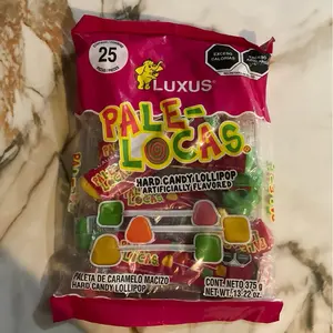 Pale-locas hard candy lollipop luxus